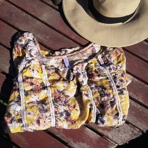 Bundle Pair Floral Shirts Dotted Xhilaration